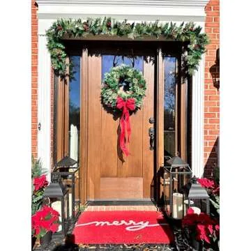 9 Ft Artificial Christmas Garland with Pine Cones