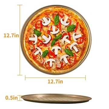 COOKWIN Pizza Pan - Non-Stick, 12.6 Inch Baking Essential