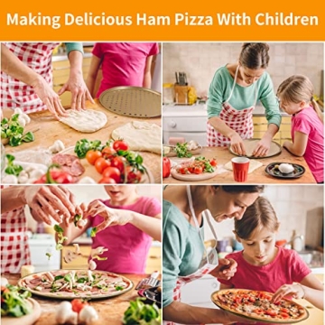 COOKWIN Pizza Pan - Non-Stick, 12.6 Inch Baking Essential