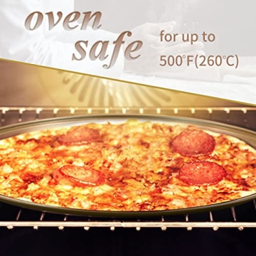 COOKWIN Pizza Pan - Non-Stick, 12.6 Inch Baking Essential