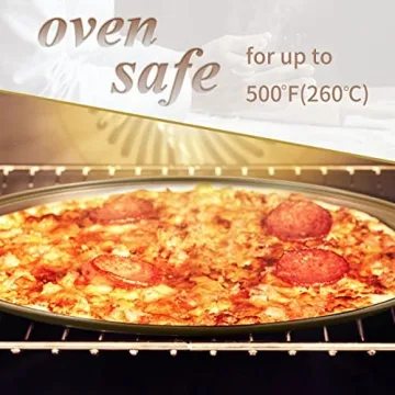 COOKWIN Pizza Pan - Non-Stick, 12.6 Inch Baking Essential