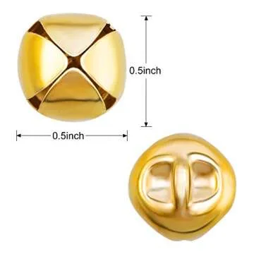 Jingle Bells for Craft, 300 Pieces Bulk DIY Christmas Bells for Decoration, Home Decoration (Silver/...