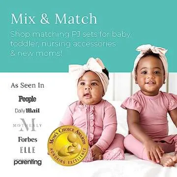 Posh Peanut Mommy Robe for Maternity Labor Delivery - Soft Nursing Robe from Viscose from Bamboo & P...