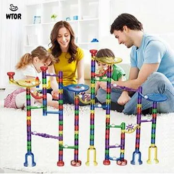 WTOR 216PCS Marble Run Set | Educational Building Toy for Kids