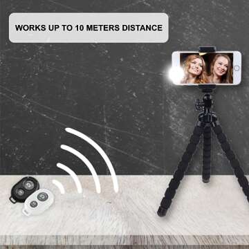 2X CamKix Camera Shutter Remote Control with Bluetooth Wireless Technology - Create Amazing Photos and Videos Hands-Free - Works with Most Smartphones and Tablets (iOS and Android)