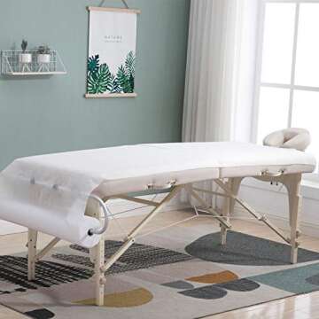 DR.LOMILOMI Disposable Non-woven Perforated Cover Sheet Roll for Massage Table