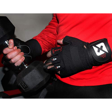 Durable Skott Evo 2 Weightlifting Gloves with Wrist Support