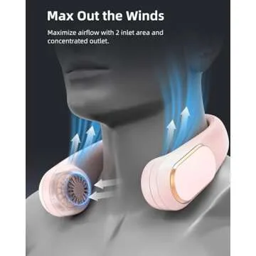 Koonie Neck Fan - Rechargeable & Hands-Free Design