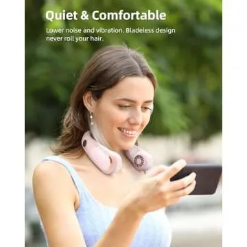 Koonie Neck Fan - Rechargeable & Hands-Free Design