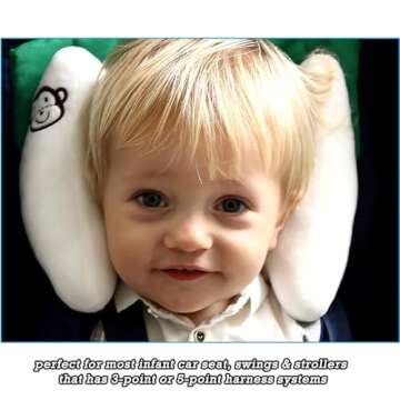 Adjustable Travel Pillow for Infants and Toddlers Comfort