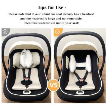 Adjustable Travel Pillow for Infants and Toddlers Comfort