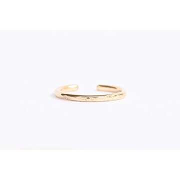 Ellie J Maui 14k Gold Filled Rings For Women - Toe Rings For Women Gold - Durable 14K Gold Rings For Women - Stylish Gold Toe Rings For Women - Gold Rings For Women Non Tarnish - Adjustable Rings Gold
