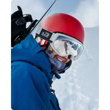 Findway OTG Ski Goggles for Men Women - Anti-Fog UV Protection