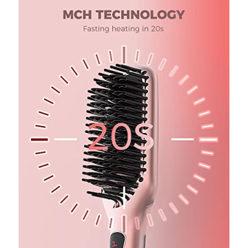 MegaWise 2-in-1 Hair Straightener Brush KL1025