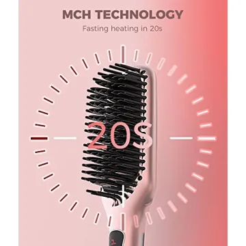 MegaWise 2-in-1 Hair Straightener Brush KL1025