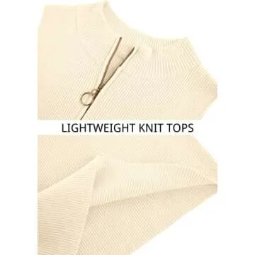 Imily Bela Womens Summer Zipper Knit Crop Tops Going Out Sweater Tank Fashion Sexy Y2k Sleeveless Shirts Beige