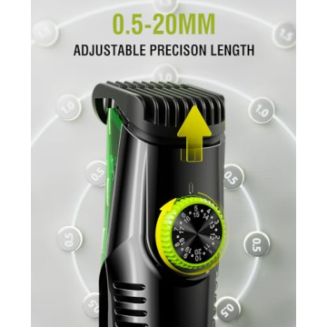SHPAVVER Vacuum Beard Trimmer for Men, Efficient Grooming