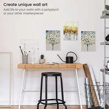 Arteza Canvas Boards 9x12 Inches 14 Pack for Artists