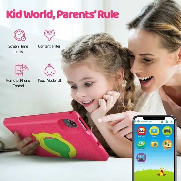 10-Inch Kids Tablet - Android 10 with Kidoz & Parental Control