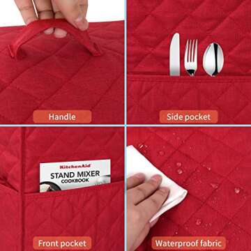 Kitchen Blender Dust Cover,Blender Covers Compatible with Ninja Foodi Blender,Blender Covers For kit...