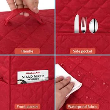 Kitchen Blender Dust Cover,Blender Covers Compatible with Ninja Foodi Blender,Blender Covers For kit...