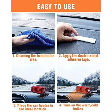 12V Portable Car Heater for Fast Defrost & Defog