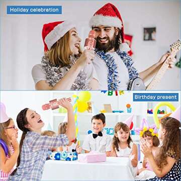 Ankuka Karaoke Microphone - Wireless Fun for All Ages