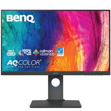 BenQ PD2705Q 27” QHD Monitor | Mac-Ready | 100% Rec.709 & sRGB | Ergonomic Design