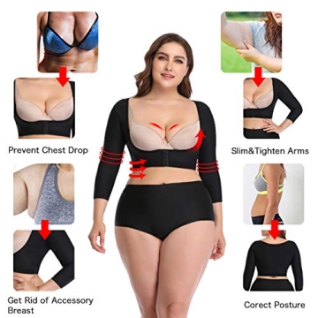 Woahee Plus Size Arm Shaper for Ultimate Comfort and Support