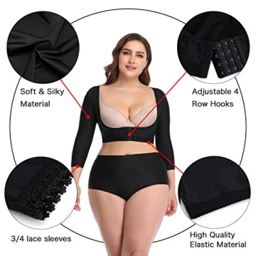 Woahee Plus Size Arm Shaper for Ultimate Comfort and Support