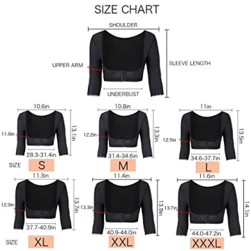 Woahee Plus Size Arm Shaper for Ultimate Comfort and Support