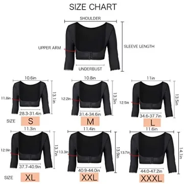 Woahee Plus Size Arm Shaper for Ultimate Comfort and Support