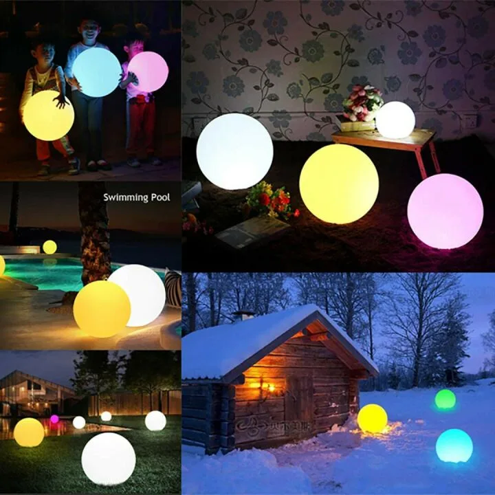 Glow in the Dark Beach Ball - 16'' Inflatable Fun