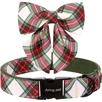 Christmas Dog Collar with Sailor Bowtie for All Breeds
