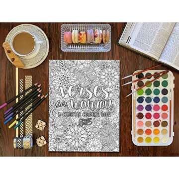 Inspired To Grace Verses For Women: A Christian Coloring Book