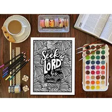 Inspired To Grace: Uplifting Coloring Book for Women