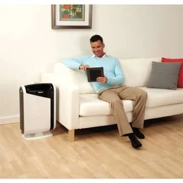 Fellowes AeraMax 300 Large Room Air Purifier Mold, Odors, Dust, Smoke, Allergens and Germs with True HEPA Filter and 4-Stage Purification, White