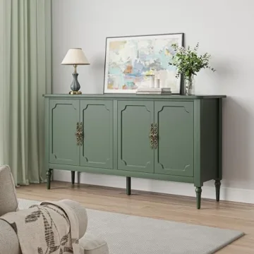 Stylish RoyalCraft Buffet Cabinet with Vintage Design and Storage