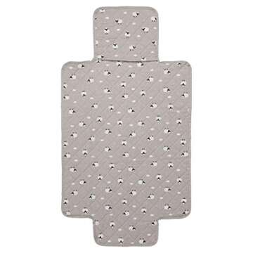 SISIMAX Organic Cotton Portable Baby Changing Pad