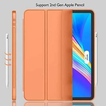 iMieet iPad Pro 12.9 Case with Pencil Holder and Stand