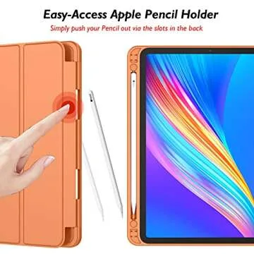 iMieet iPad Pro 12.9 Case with Pencil Holder and Stand