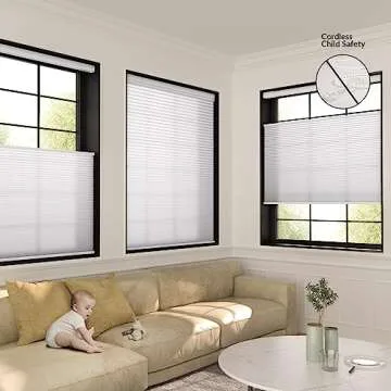 HOTSOON Cellular Shades - No Drill, Easy Install, Elegant