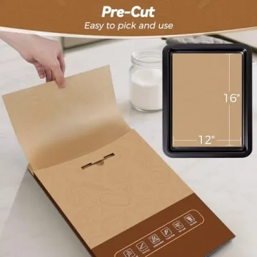 360 Count Heavy Duty Parchment Paper Sheets for Baking
