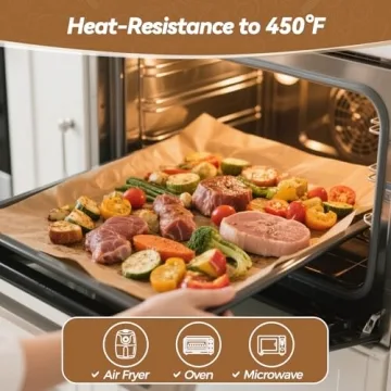 360 Count Heavy Duty Parchment Paper Sheets for Baking