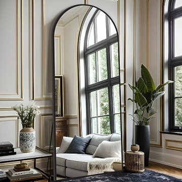 Elegant NISHCON Arched Full Length Mirror for Home