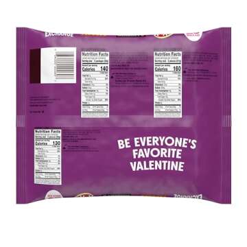 HERSHEY'S, KIT KAT and REESE'S Assorted Milk Chocolate Snack Size, Valentine's Candy Bag, 12.47 oz (25 Pieces)
