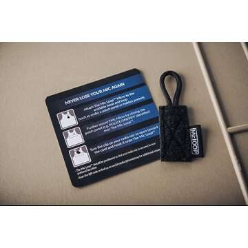 Mic Loop Micro for Portable Radio Mic - Perfect for Law Enforcement