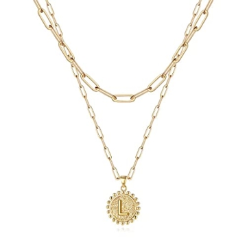 Ursteel Gold Layered Necklace Set - Perfect Mother's Day Gift