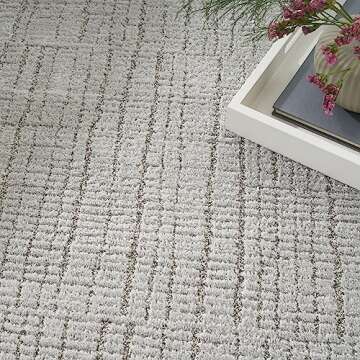 Nourison Andes Abstract Silver Area Rug for Any Room