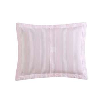 Laura Ashley King Quilt Set - Reversible Cotton Bedding